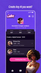 Linky: Chat with Characters AI 1